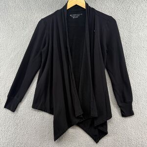 Beyond Yoga Open Drape Front Cardigan Black size small Modal Blend